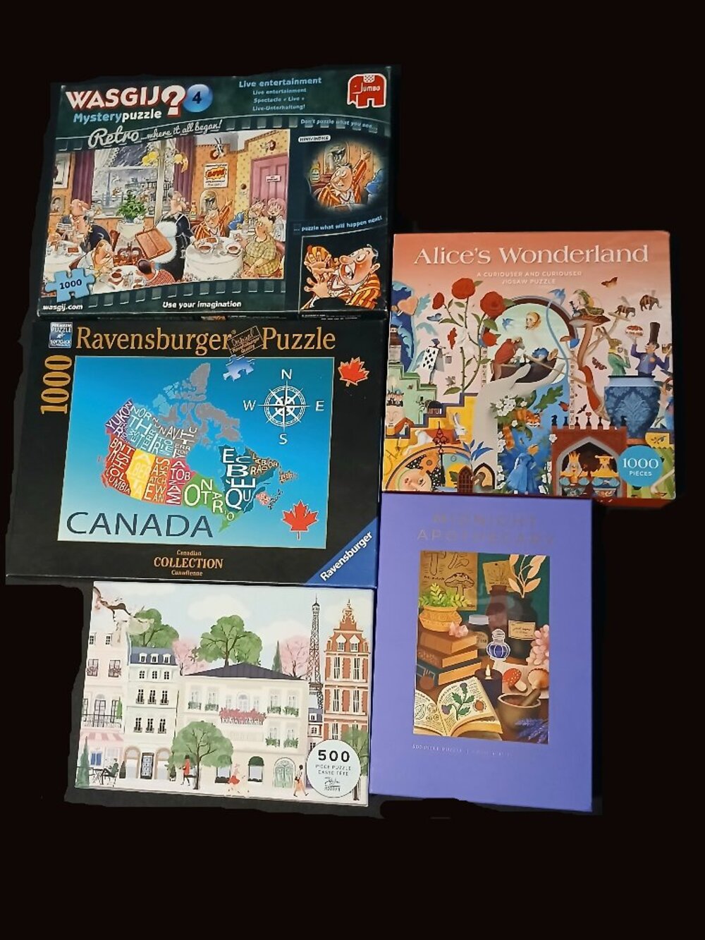Jigsaw Puzzle Bundle - One Missing Piece Each
